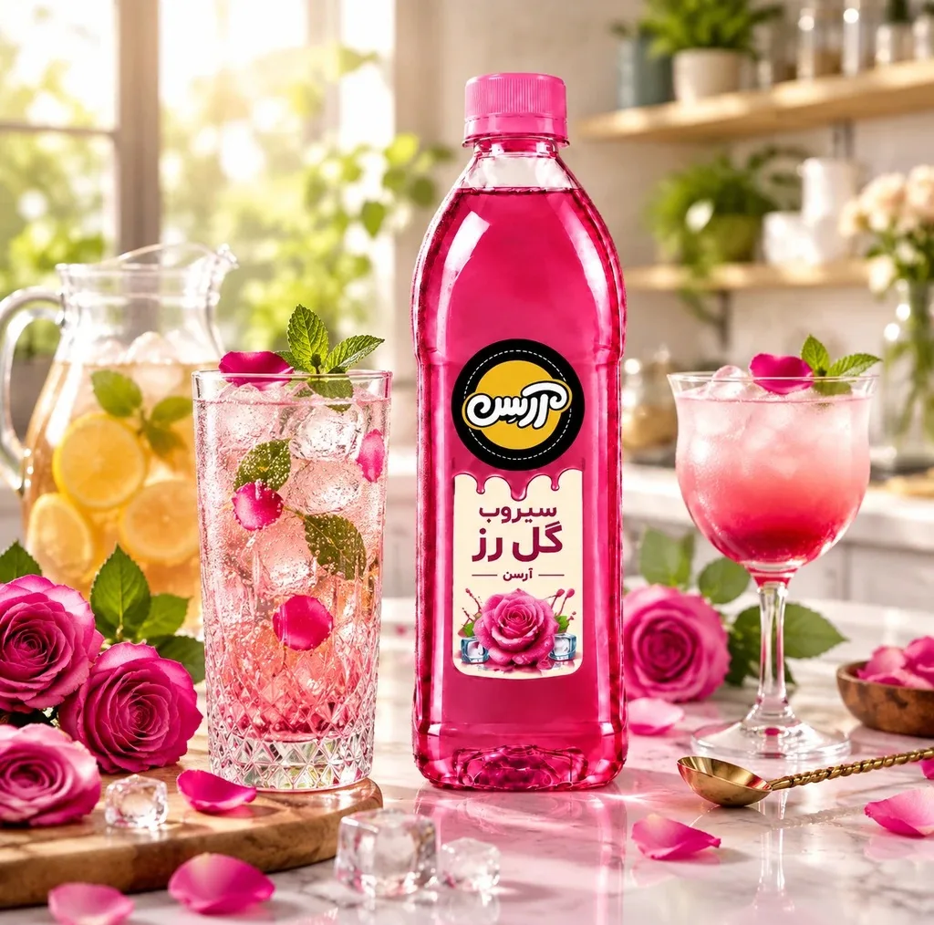 شربت گل رز آرسن - 800 میلی لیتر