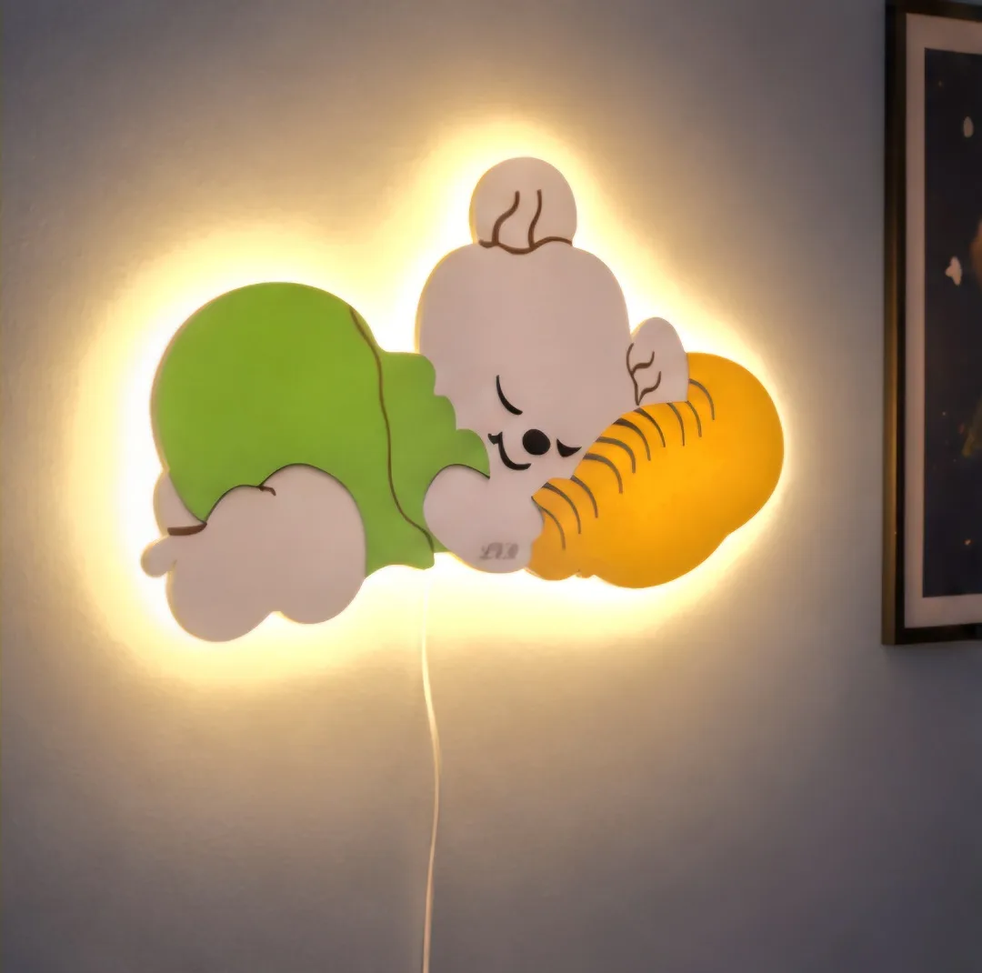 چراغ خواب کودک الیکسار مدل Teddy کد L30