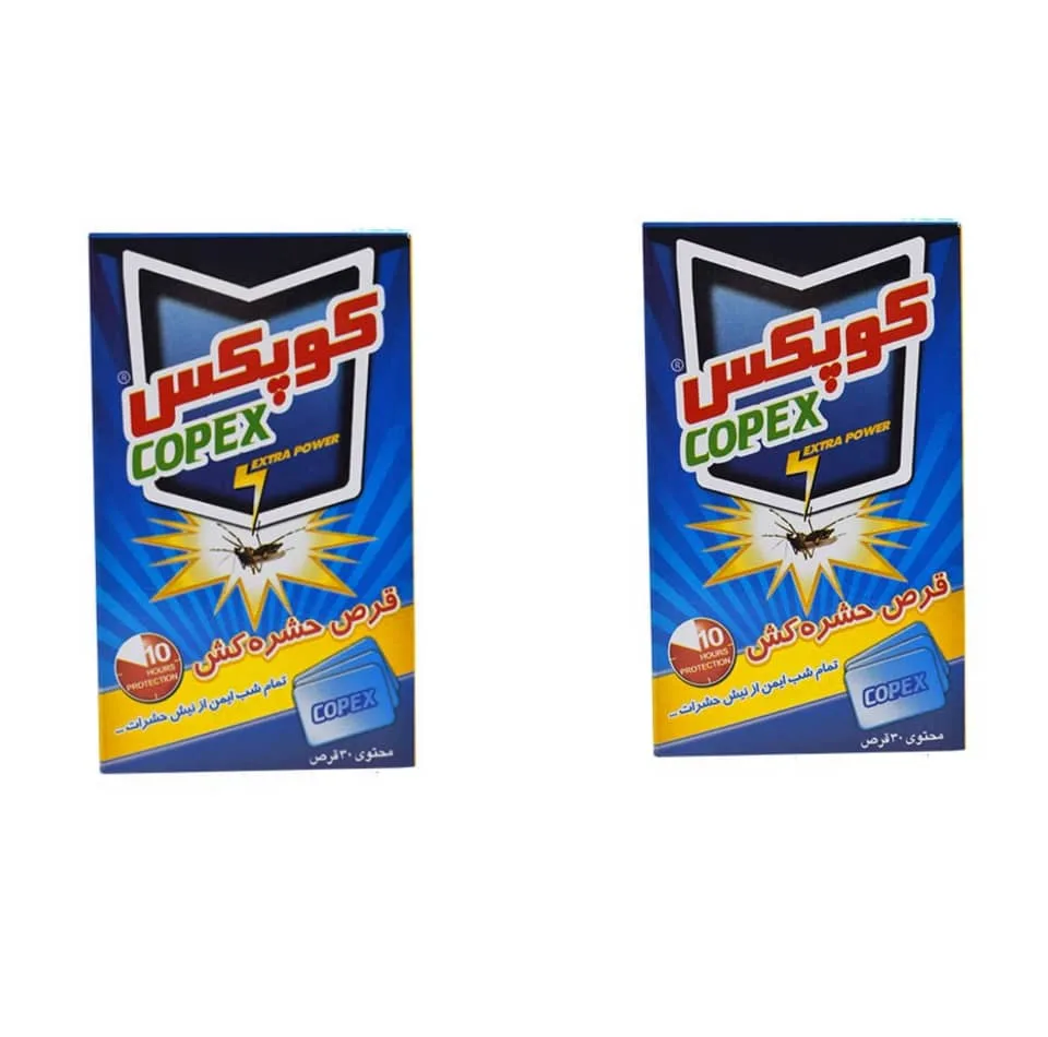 قرص حشره کش کوپکس کد 02 دو بسته 30 عددی