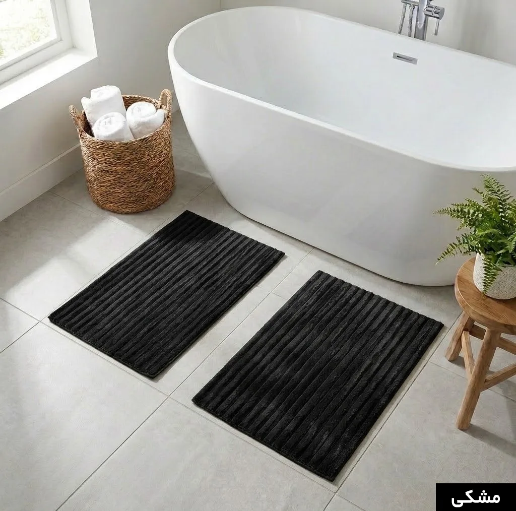 پادری وینوما مدل 4 لایه حمام و سرویس بهداشتی طرح مخمل ویژه سایز 45×70 سانتی متر بسته 2 عددی
