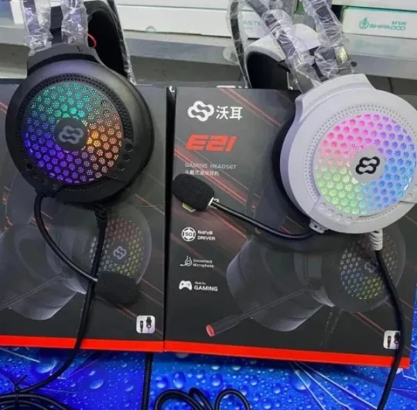 هدست مخصوص بازی مدل E21 RGB