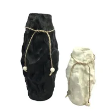 گلدان دکوری مدل موج مجموعه دو عددی