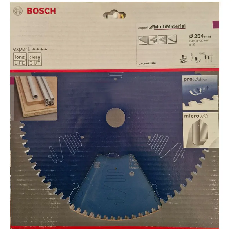 تیغ اره گرد بوش مدل حرفه ای Expert For Multimaterial - 254mm