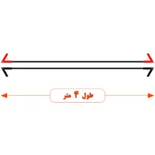 کابل اتصال باتری به باتری خودرو مدل Infiniti 850A-4m مجموعه 2 عددی