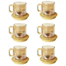 سرویس چای خوری 12 پارچه 6 نفره شاهین مدل SHN_121