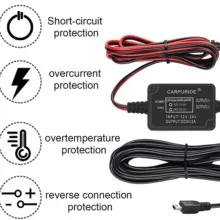 کیت سیمکشی دوربین داشبورد خودرو مدل HARDKIT-MIC