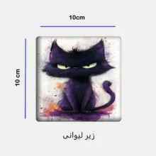 ماگ مدل گربه کد 276 به همراه زیرلیوانی و پد ماوس