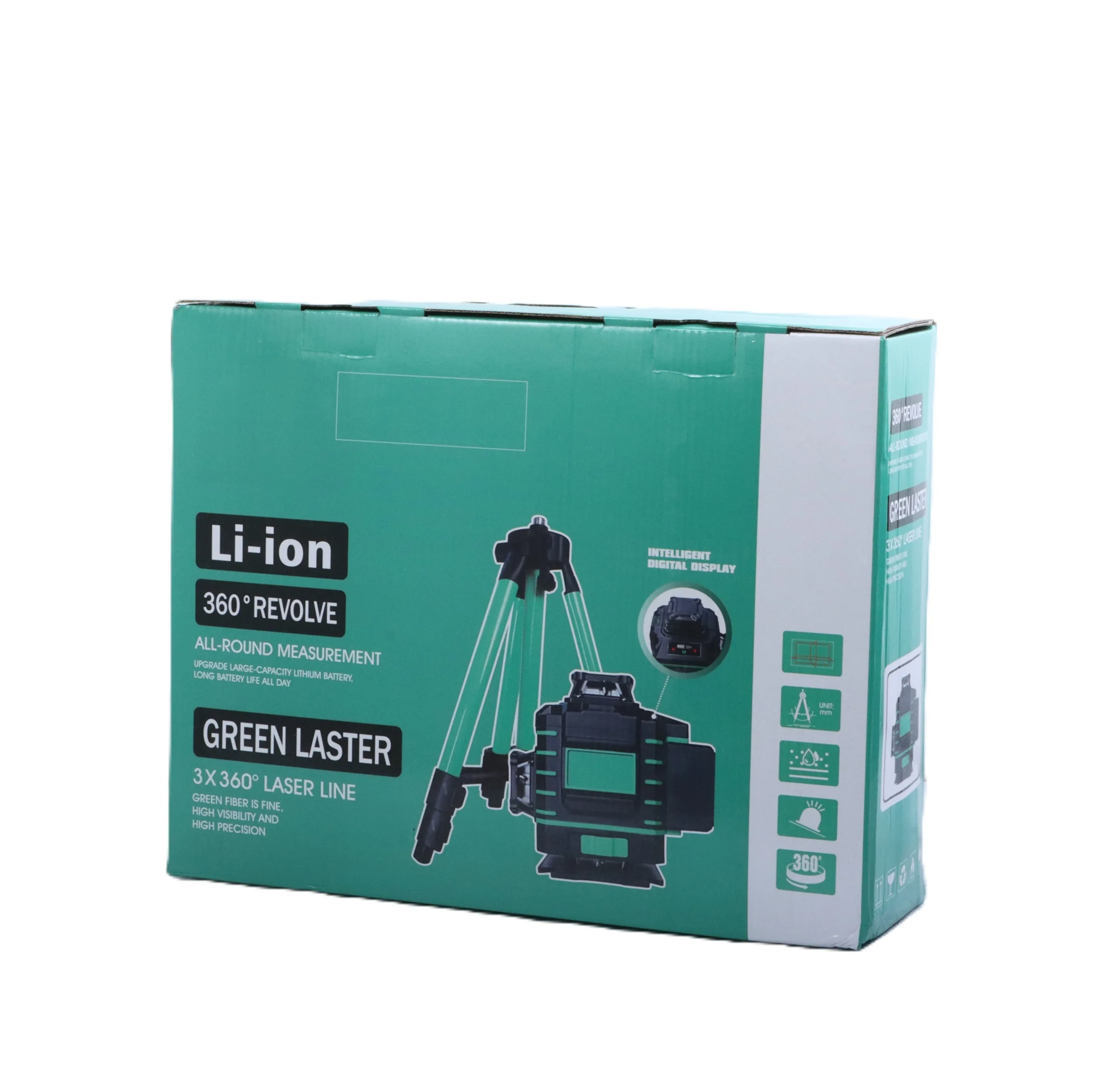 تراز لیزری مدل 3D-4D-360 مجموعه 12 عددی