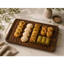 سینی مدل گردو مغارخورده