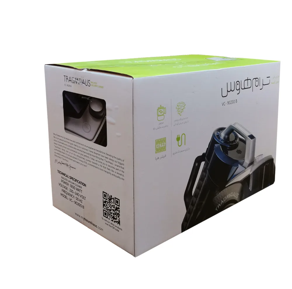 جاروبرقی سطلی 1800 وات ترام هاوس مدل vc-90200 b