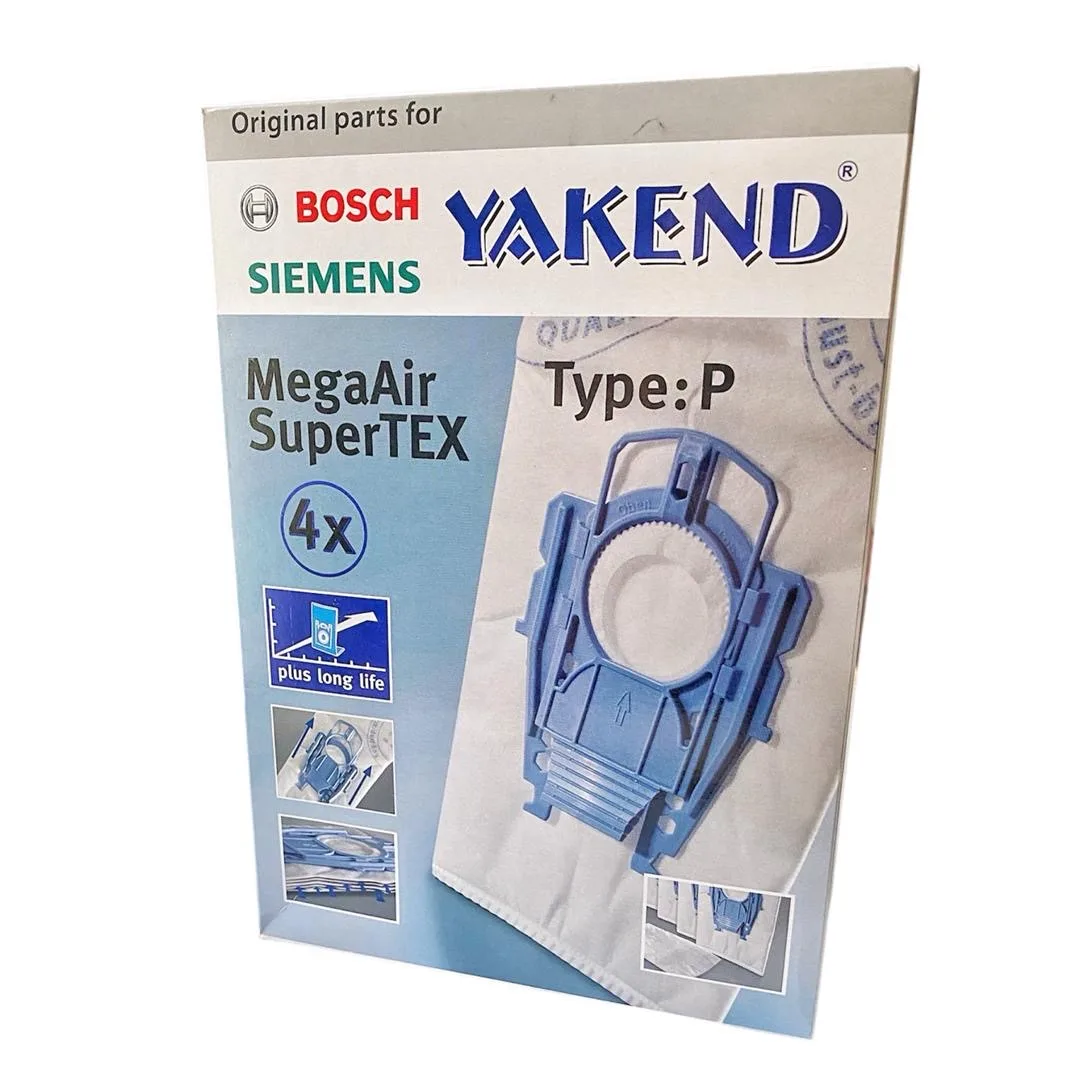 پاکت جاروبرقی یاکند مدل TYPE:P مناسب جاروبرقی بوش بسته 4 عددی