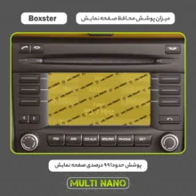 محافظ صفحه نمایش خودرو مولتی نانو مدل X-S2N مناسب برای پورشه Boxster 2011 بسته دو عددی