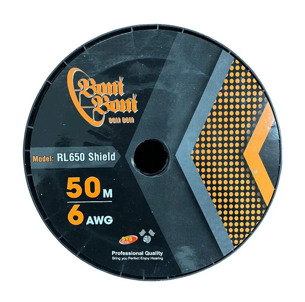 رول برق 6 گیج خودرو بوم بوم مدل RL650 طول 50 متر