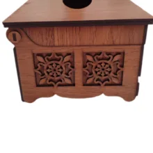 جعبه دستمال کاغذی مدل ترنج
