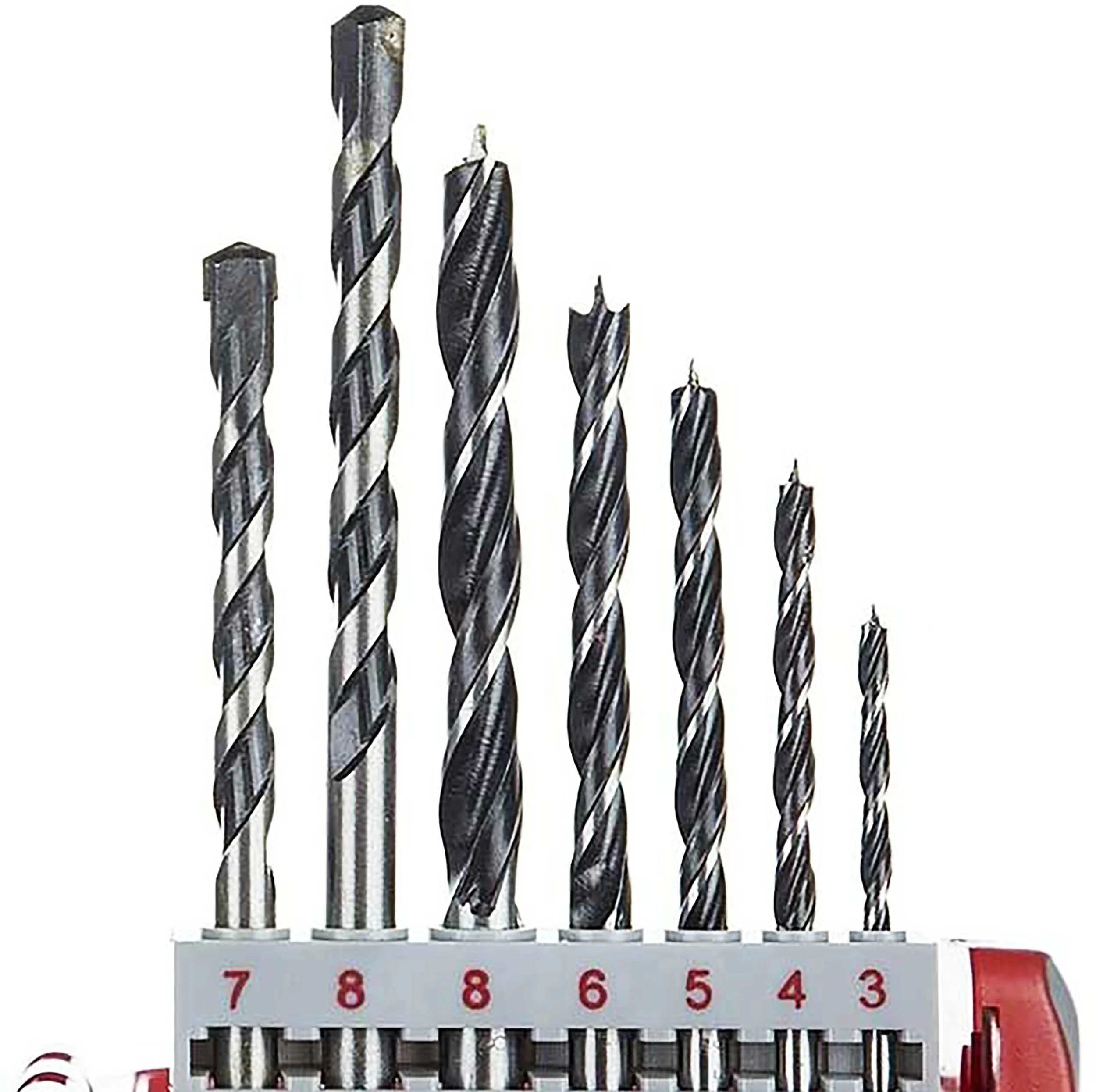 مته چوب و فلز و الماسه تام مدل AJ-W/M/A-123074 مجموعه 16 عددی