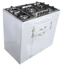 اجاق گاز 5 شعله هاکان مدل چهار درب صفحه استیل اپکسی کوهان دار
