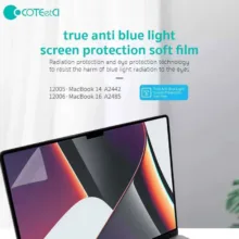 محافظ صفحه نمایش کوتتسی مدل 12006 مناسب برای لپ تاپ اپل MacBook Pro 16 inch A2485/A2780/A2991/A3403/A3186/A3428