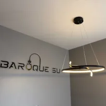 لوستر ۱ شعله باروک سو مدل مدرن کد BAW-R60