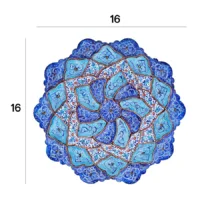 بشقاب میناکاری مسی فرازهنر کد 162