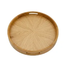 سینی دسته دار سوما مدل so-2565 چوبی سایز 35*35 سانتی متر