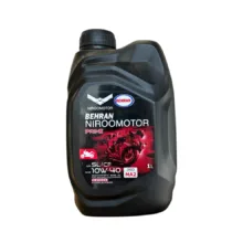 روغن موتور سیکلت تمام سنتتیک نیرو موتور مدل SL 10W-40 حجم 1 لیتر