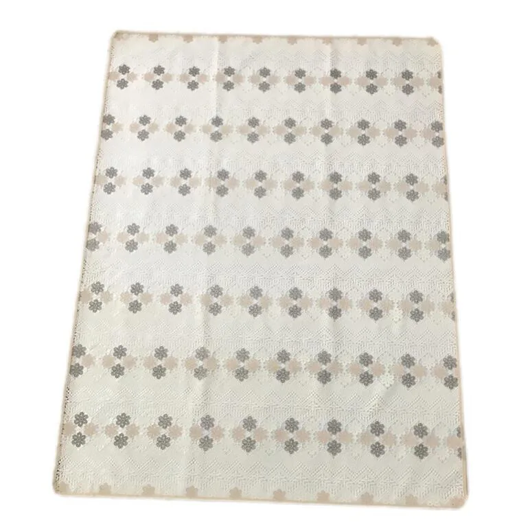 سفره 12 نفره مدل رویال طرح گیپور کد 015 سایز 250*140 سانتی متر
