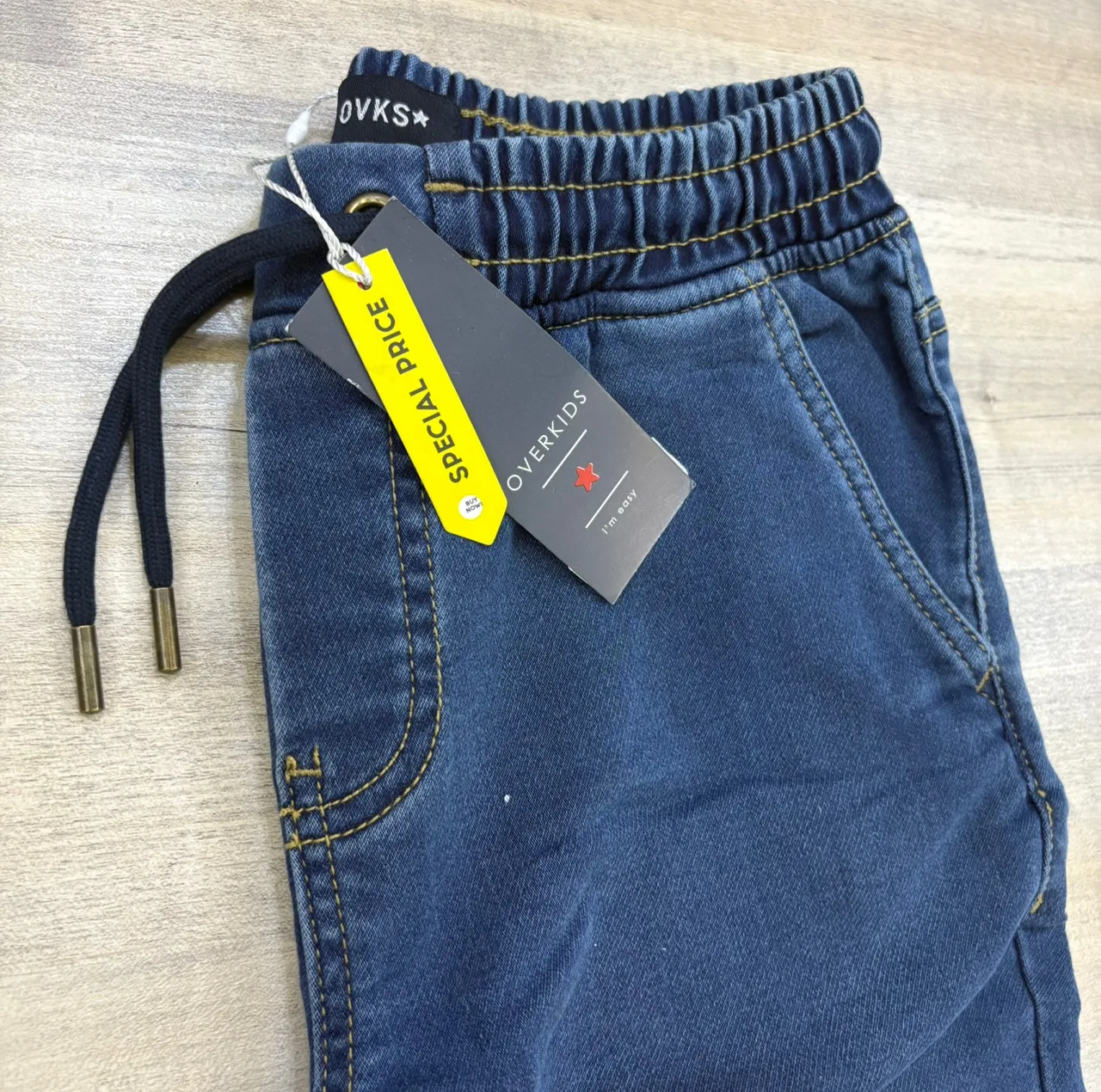 شلوار جین اسلش (Jogger) بچگانه اورکیدز مدل BAU