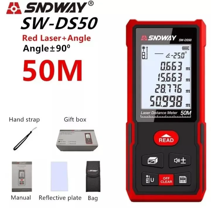 متر لیزری سندوی مدل SW-DS50
