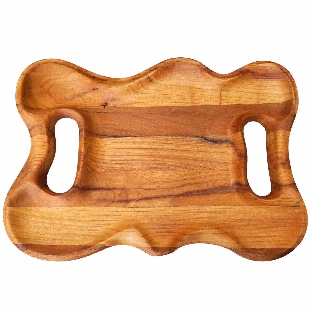 سینی دسته دار مدل دفرمه سایز 28×41 سانتی متر