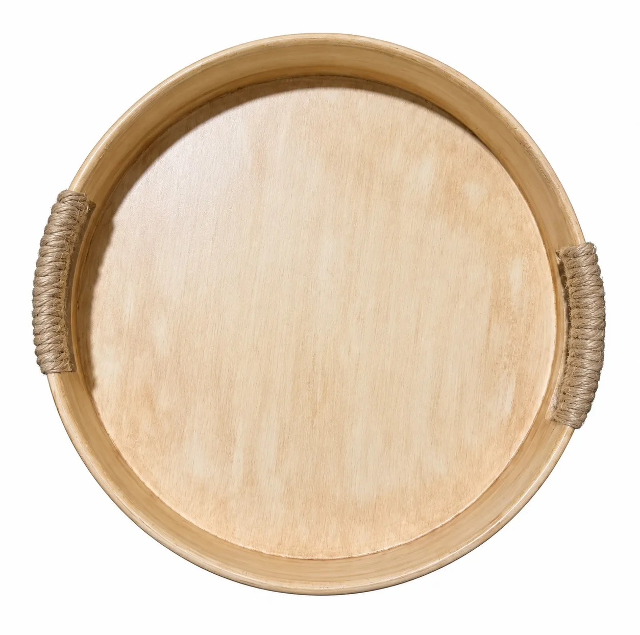 سینی دسته دار مدل دایره ای soosoo43 سایز 30×30 سانتی متر