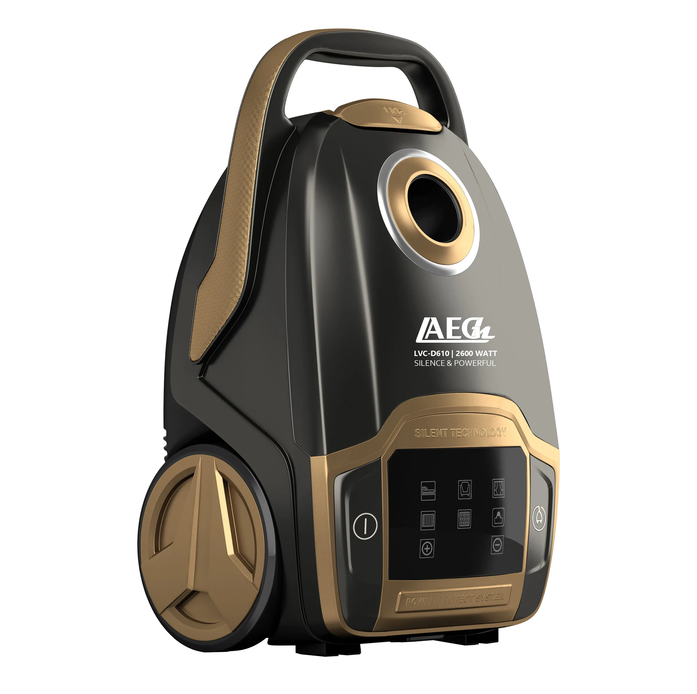 جاروبرقی 2400 وات لایق مدل LVC-D610