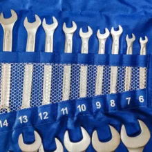 آچار یکسر تخت و یکسر رینگی سیموند مدل CR- V 6-32 MAT مجموعه 22 عددی