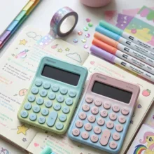 ماشین حساب رانزون مدل فانتزی طرح پاستلی