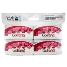 دستمال کاغذی 250 برگ گلرنگ کد 02 بسته 4عددی