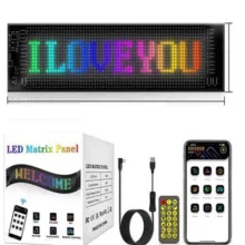 نمایشگر ال ای دی منعطف خودرو مدلFlexible LED Car Screen