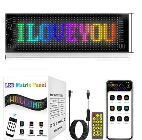 نمایشگر ال ای دی منعطف خودرو مدلFlexible LED Car Screen