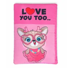 قنداق نوزاد مدل LOVE YOU TOO نقش گوزن