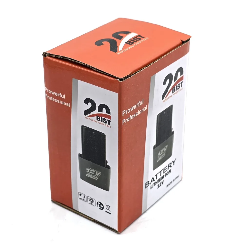 باتری دریل پیچ گوشتی شارژی بیست مدل سه ضلع کد 12V