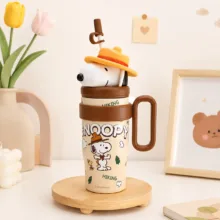 قمقمه کودک مدل اسنوپی Snoopy کوهنورد حجم 0.8 لیتر