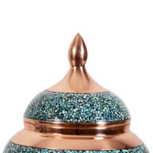 قندان مسی مدل فیروزه کوب کد 0809