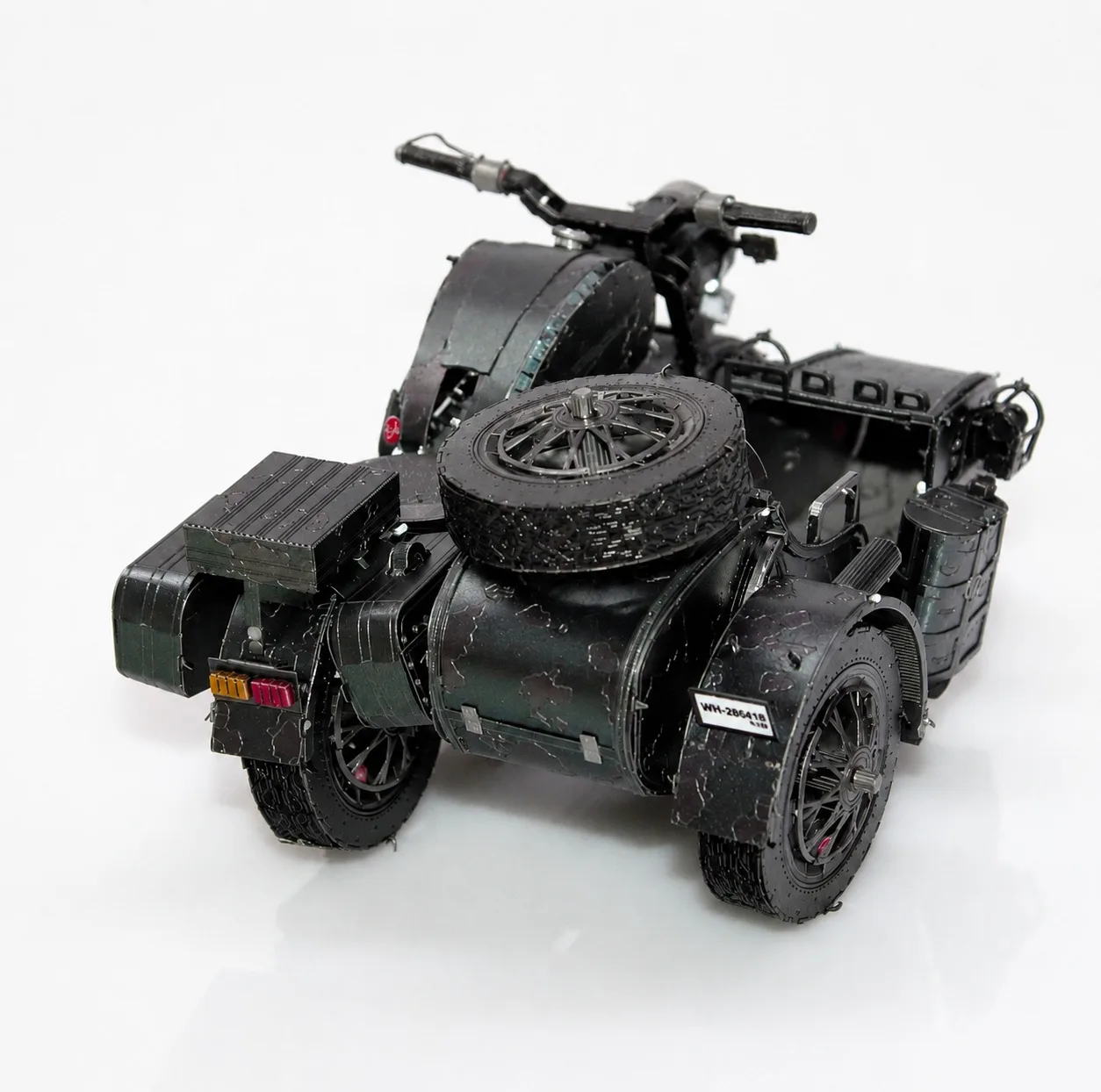 پازل سه بعدی فلزی رنگی 193تکه برند پیسکول مدل 750 motorcycle مناسب رده سنی +16
