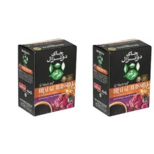 چای سیاه و تکه های بهار نارنج و گل محمدی دوغزال – 200 گرم بسته 2 عددی