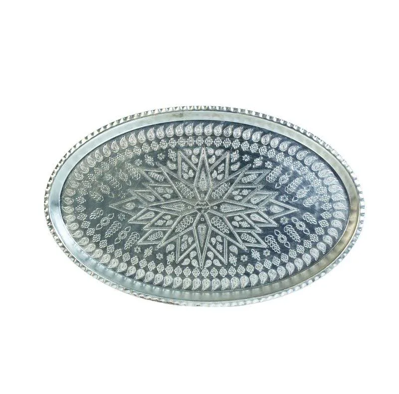 سینی مسی مدل بیضی کد za93113578-2