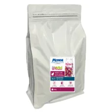 غذای خشک گربه بالغ مونژه مدل Low Grain با طعم ماهی آنچووی وزن 1 کیلوگرم