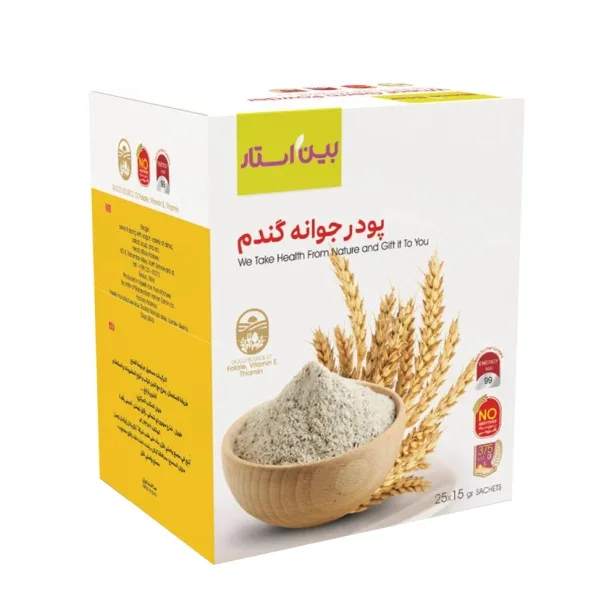 پودر جوانه گندم بین استار - 375 گرم