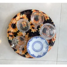 سینی بدون دسته مدل گرد کد SM34 قطر ۳۱ سانتیمتر