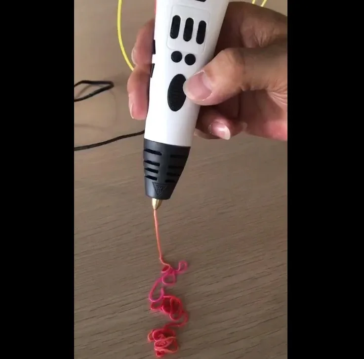 قلم طراحی سه بعدی جی ای آر مدل MP01 به همراه فیلامنت PLA