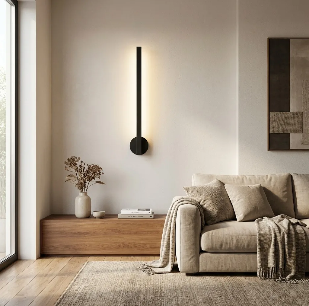 دیوار کوب مدل شمشیری کد E80