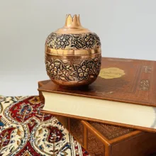 قندان مسی مدل انار کد ZH416