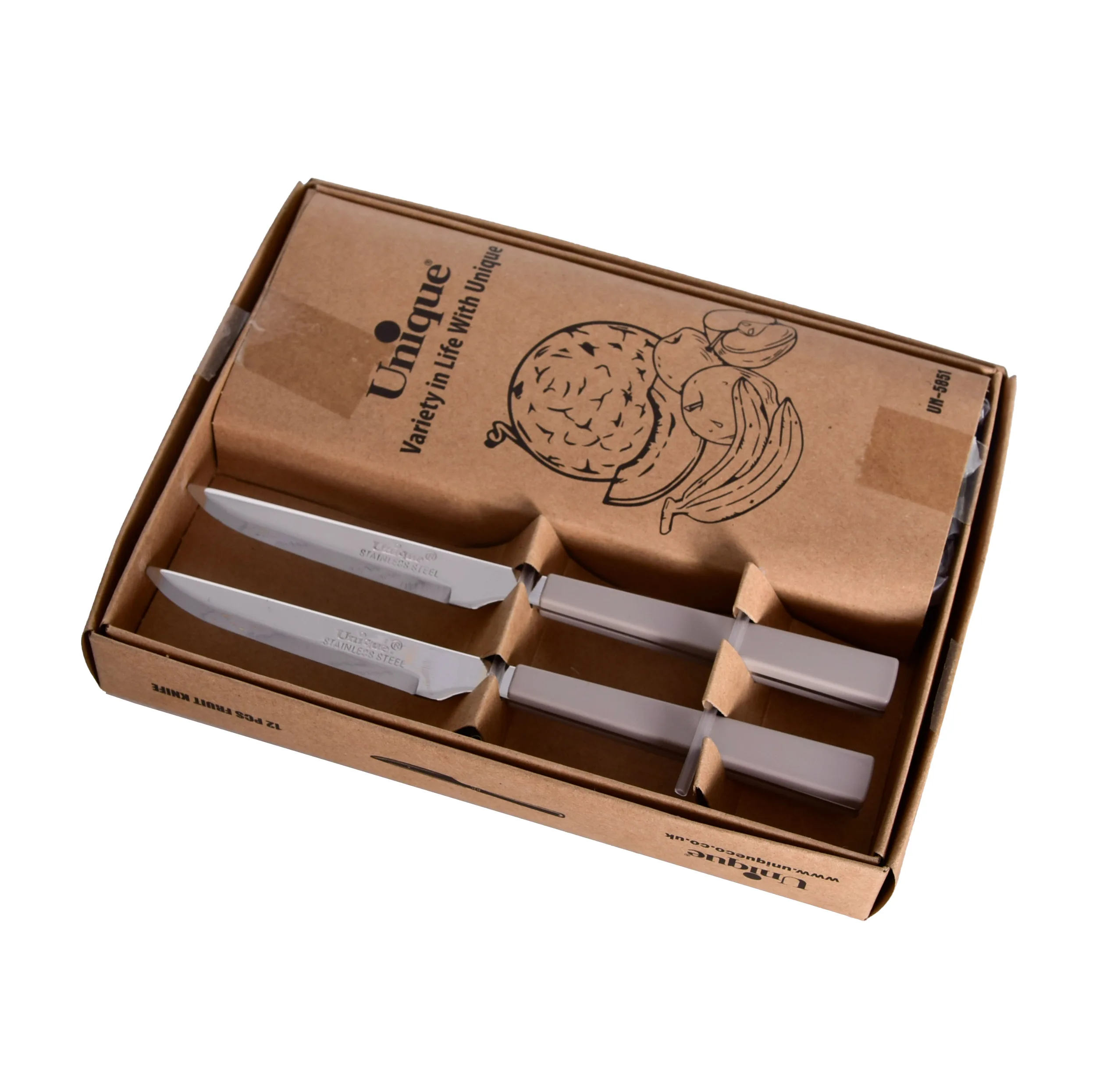 کارد میوه خوری یونیک کد 5851 مجموعه 12 عددی